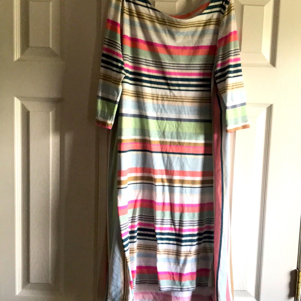 Multi color long girls dress